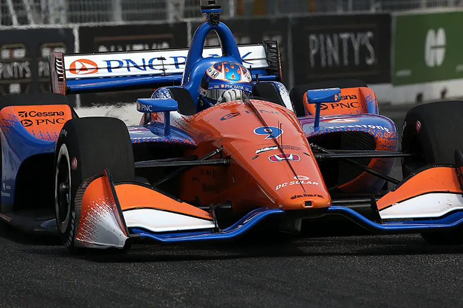 Scott Dixon in the #9 Honda