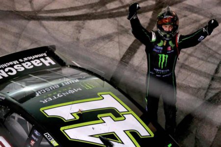 Kurt Busch wins Bristol NIght Race