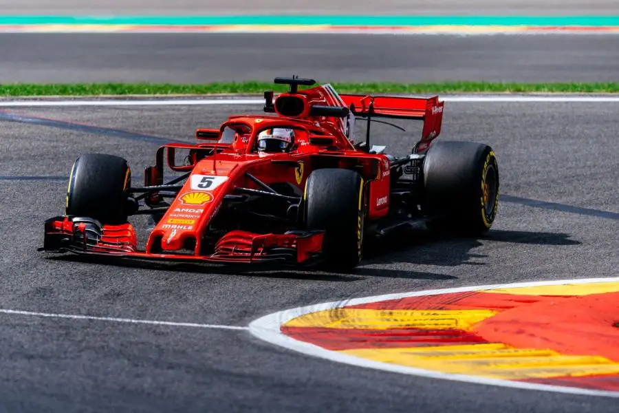 Sebastian Vettel, Ferrari, Belgian Grand Prix