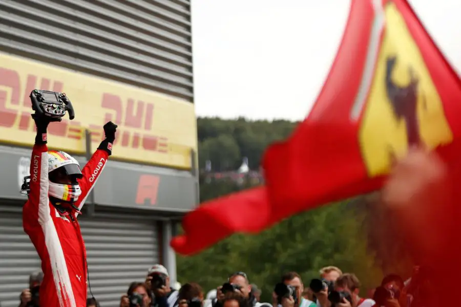 Sebastian Vettel wins the Belgian Grand Prix