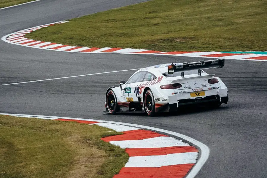 Paul di Resta wins the DTM race at Brands Hatch