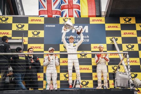 DTM Brands Hatch Race 2 podium