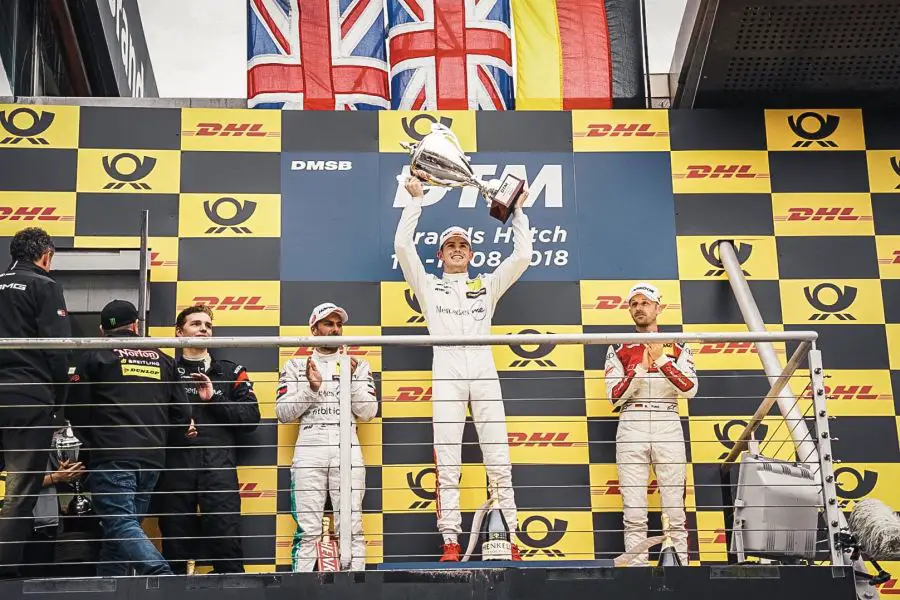 DTM Brands Hatch Race 2 podium