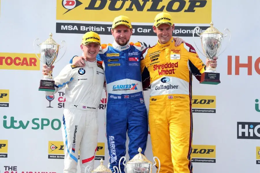 2018 BTCC Silverstone Race 1 podium