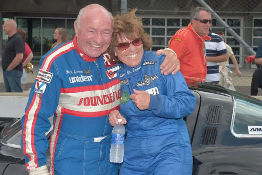 Dick Simon and Lyn St.James reunited in 2014