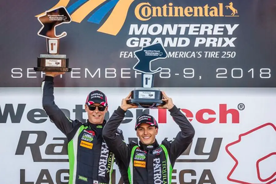 IMSA Laguna Seca Pipo Derani Johannes Van Overbeek