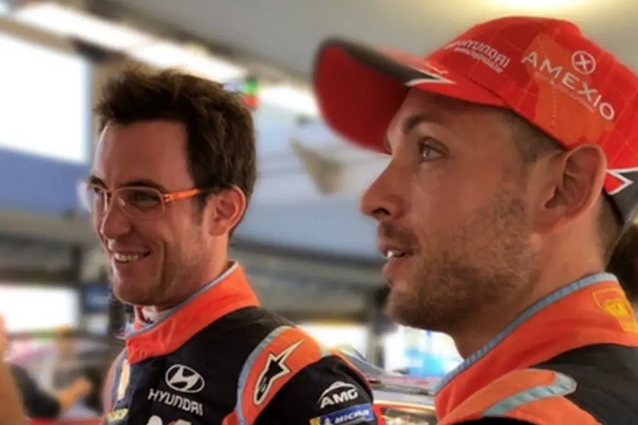 Thierry Neuville and Nicolas Gilsoul