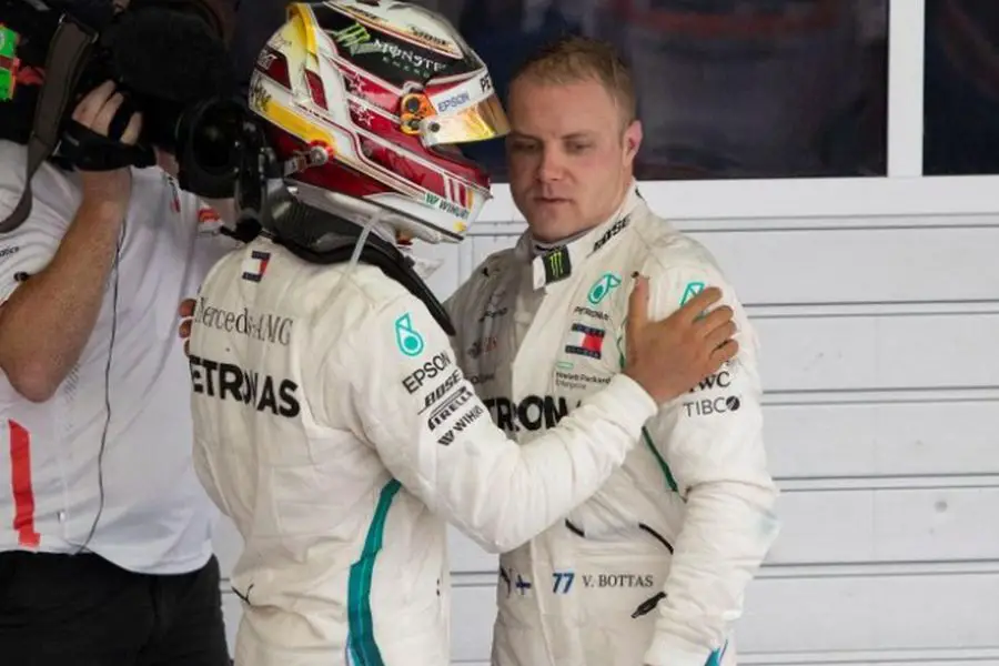 Lewis Hamilton and Valtteri Bottas