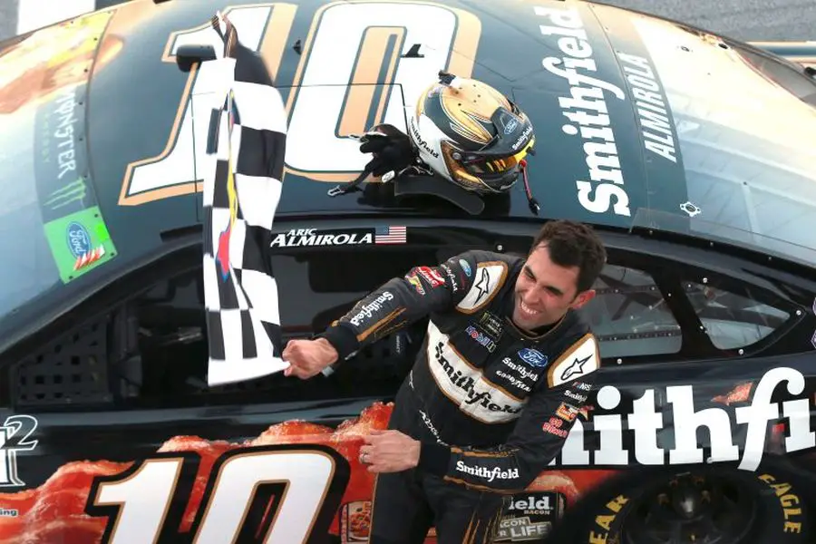 Aric Almirola wins at Talladega