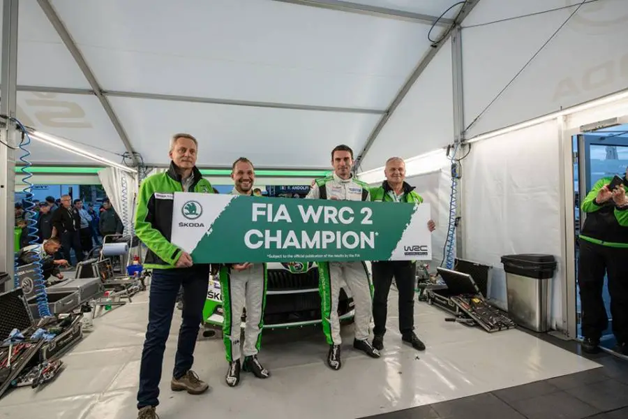 Jan Kopecky is the WRC2 champion