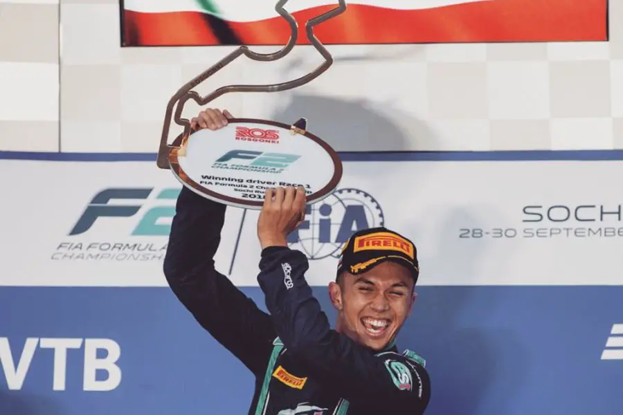 Alex Albon finished third in the 2018 Formula 2 Championship