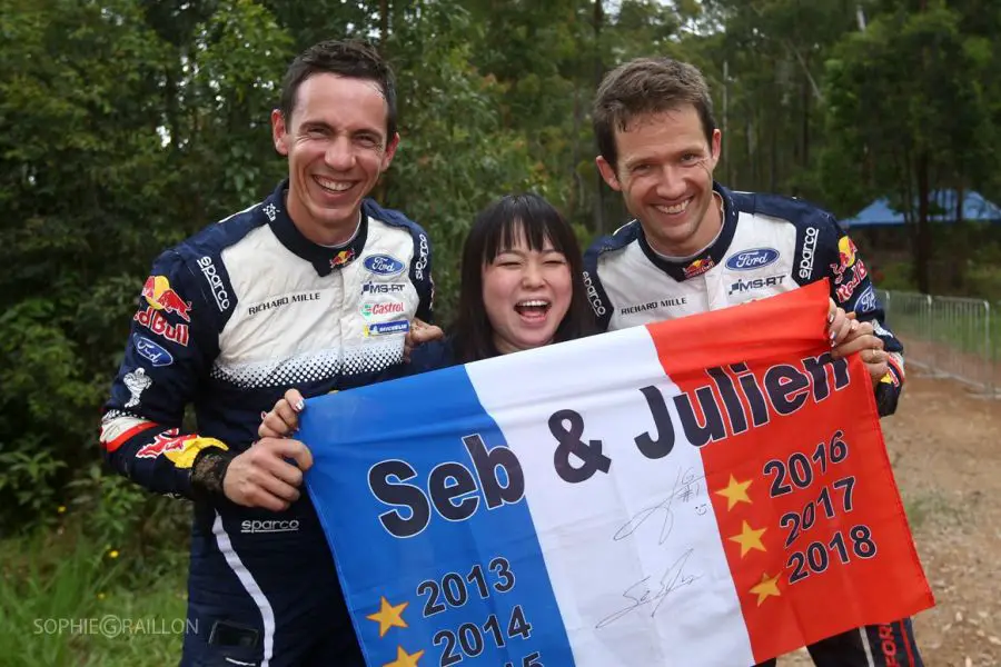 Julien Ingrassia Sebastien Ogier 2018 champions