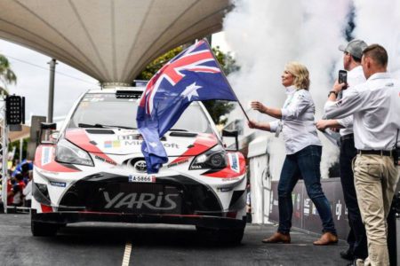 Rally Australia starting ceremony