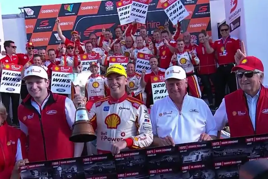 Scott McLaughlin (DJR Team Penske), 2018 Supercars champion