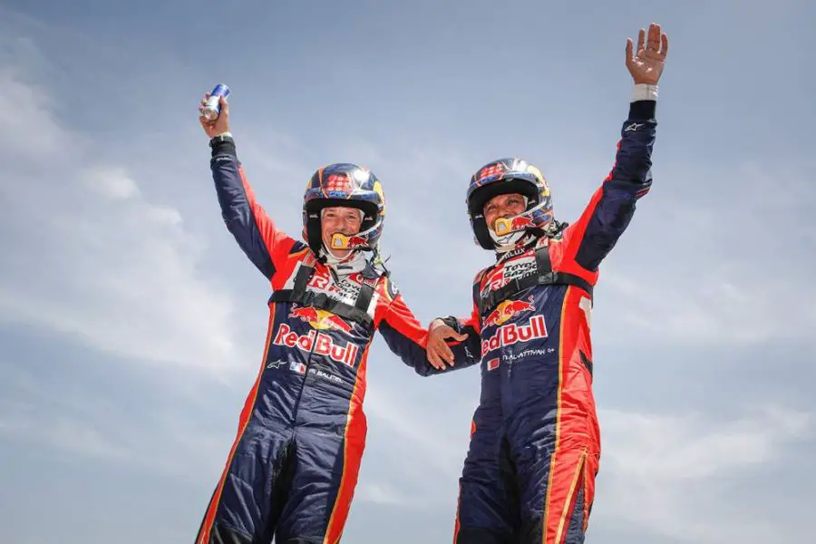 2019 Dakar Rally winners Matthieu Baumel, Nasser Al-Attiyah