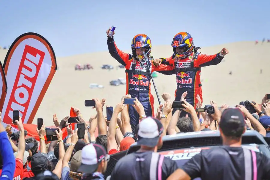 2019 Dakar Rally winners Matthieu Baumel, Nasser Al-Attiyah