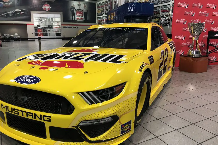 Joey Logano's #22 Ford Mustang