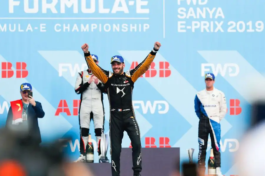 Formula E Sanya ePrix podium