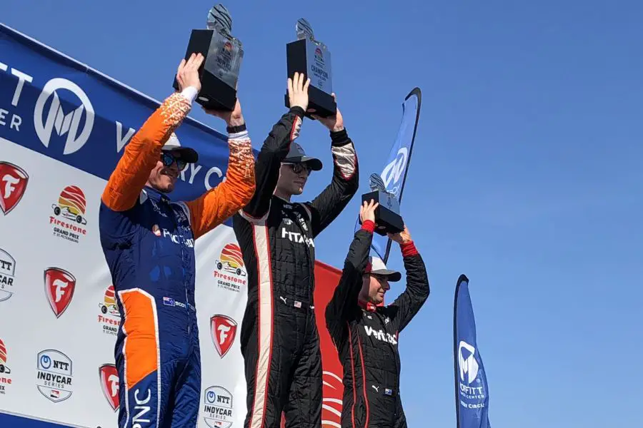 IndyCar StPete podium