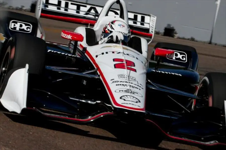 Josef Newgarden in the #2 Chevrolet of Team Penske