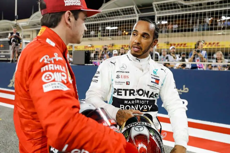 Charles Leclerc, Lewis Hamilton