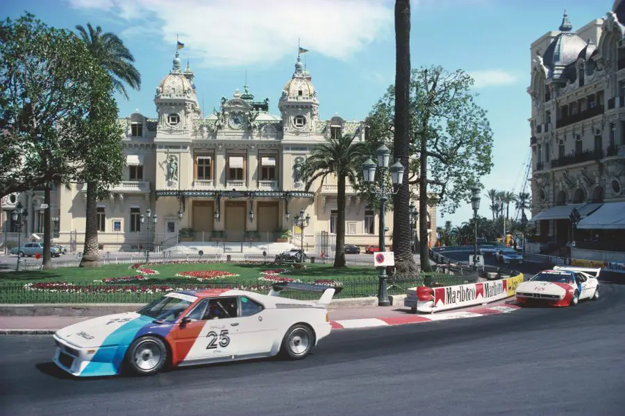 BMW M1 Procars at the streets of Monte Carlo in 1979