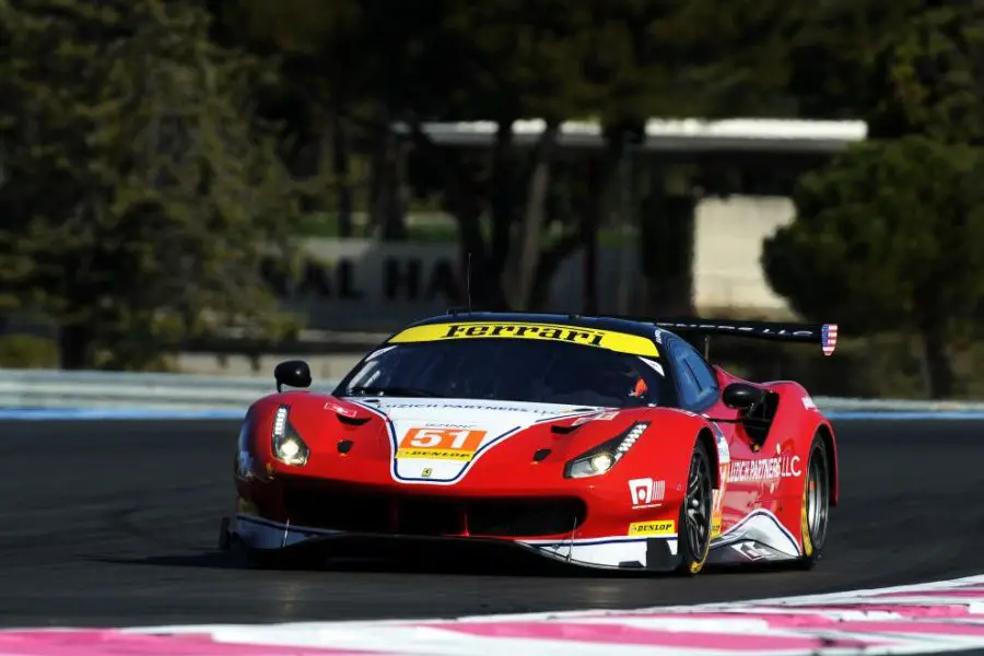 Luzich Racing's #51 Ferrari 488 GTE