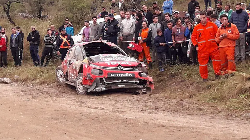 WRC Argentina Esapekka Lappi crash 