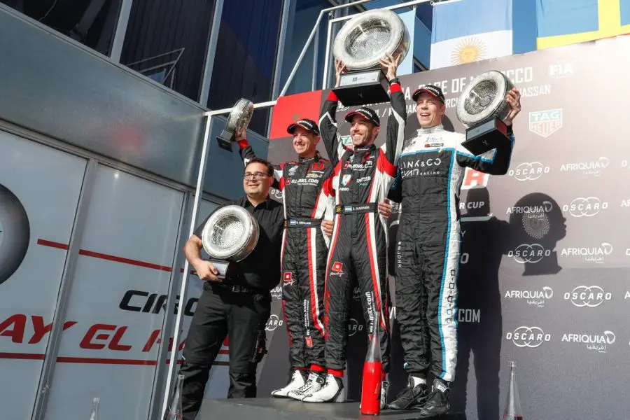 WTCR Morocco race1 podium