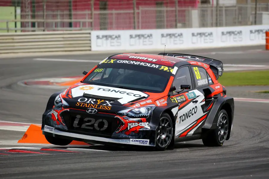 Niclas Gronholm in the #68 Hyundai i20