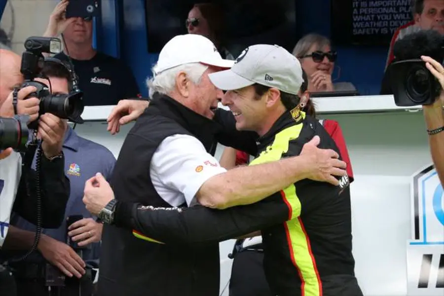 Roger Penske and Simon Pagenaud