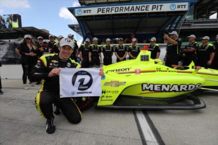 2019 Indianapolis 500, pole position for Simon Pagenaud (Team Penske)