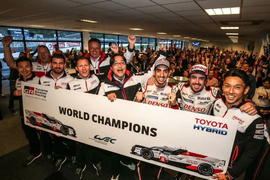 FIA WEC Toyota Gazoo Racing world champions