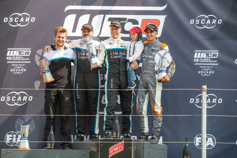 WTCR Race 1 podium at Zandvoort