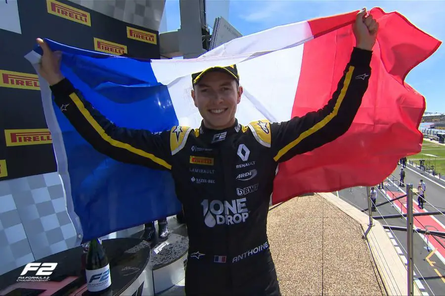 Anthoine Hubert - French winner of the French F2 race