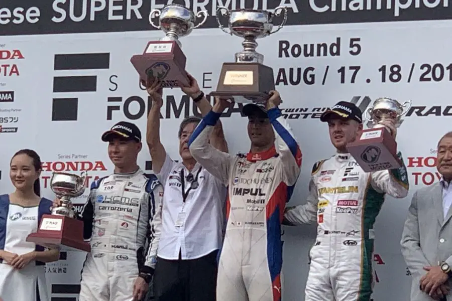 Super Formula Motegi podium