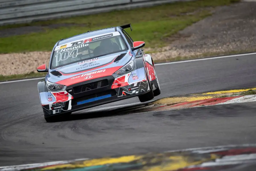 Thierry Neuville in a Hyundai i30 N TCR at Nurburgring