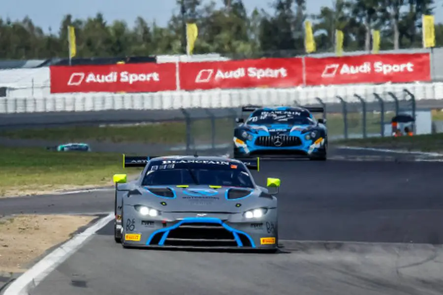 Blancpain GT World Challenge Wins for Lamborghini Aston Martin