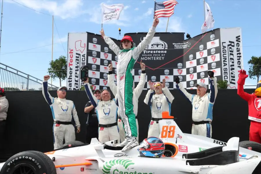 Colton Herta Laguna Seca