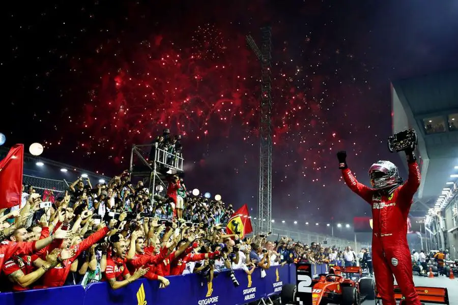 Sebastian Vettel Singapore Grand Prix