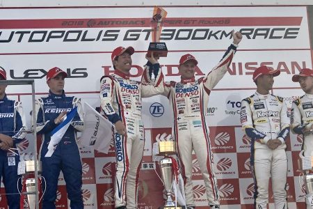 SuperGT Autopolis GT500 podium