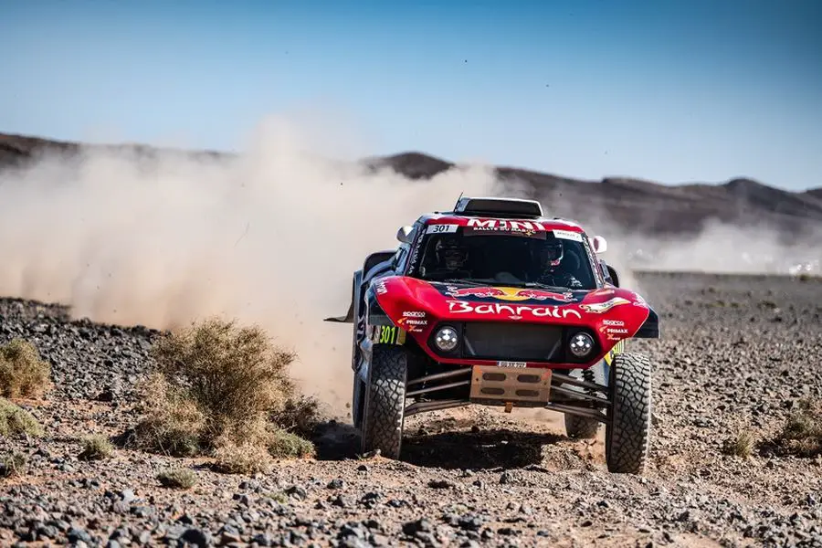 Peterhansels in the #301 Mini JCW Buggy at Rallye du Maroc