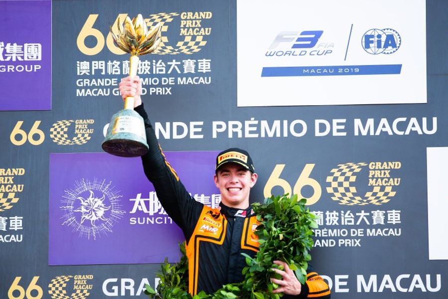 2019 Formula 3 Macau Grand Prix podium winner Richard Verschoor