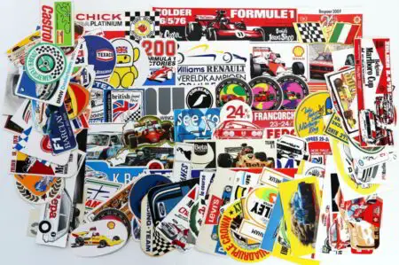 Motorsports Memorabilia Stickers